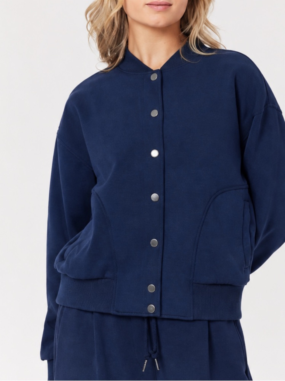 Scotch & Soda Bomber Jacket Women's Navy NWT
